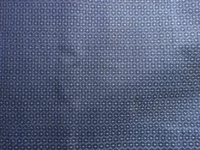 JAPANESE KIMONO / ANTIQUE MENS KIMONO / SILK / DORO OSHIMA TSUMUGI / WOVEN KIKKO KASURI PATTERN